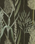 Riverside Flora wallpaper in anthracite color - pattern number WP30166 - by Mind the Gap in the The Wetlands collection