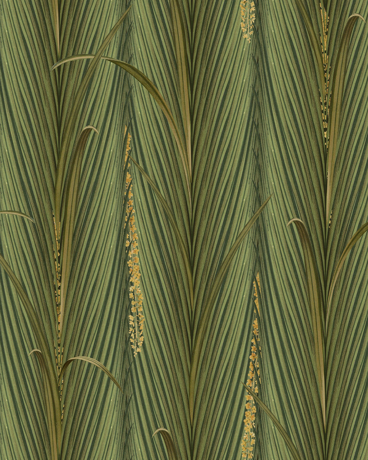 Danube Foliage wallpaper in peridot color - pattern number WP30218 - by Mind the Gap in the The Wetlands collection