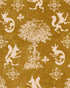 The Silly Fox Wallpaper in honey color - pattern number WP30265 - by Mind the Gap in the Transylvanian Rhapsody collection