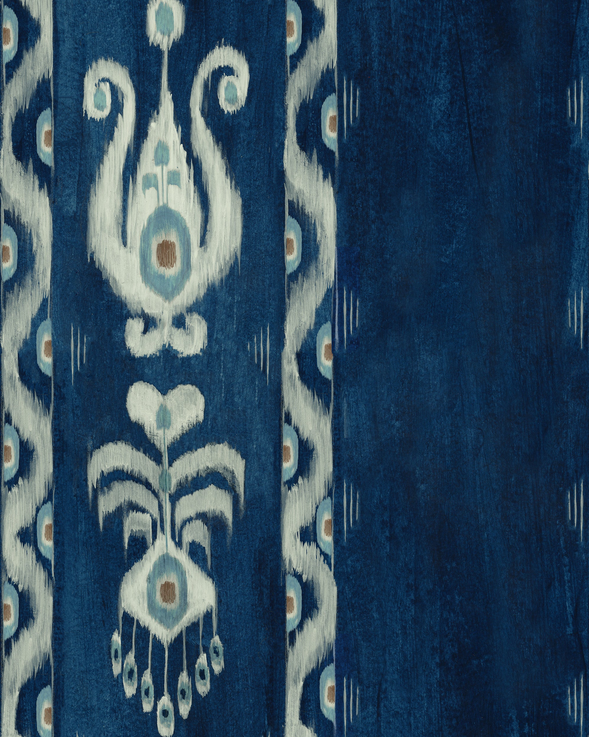 Kiraly Wallpaper in indigo color - pattern number WP30271 - by Mind the Gap in the Transylvanian Rhapsody collection