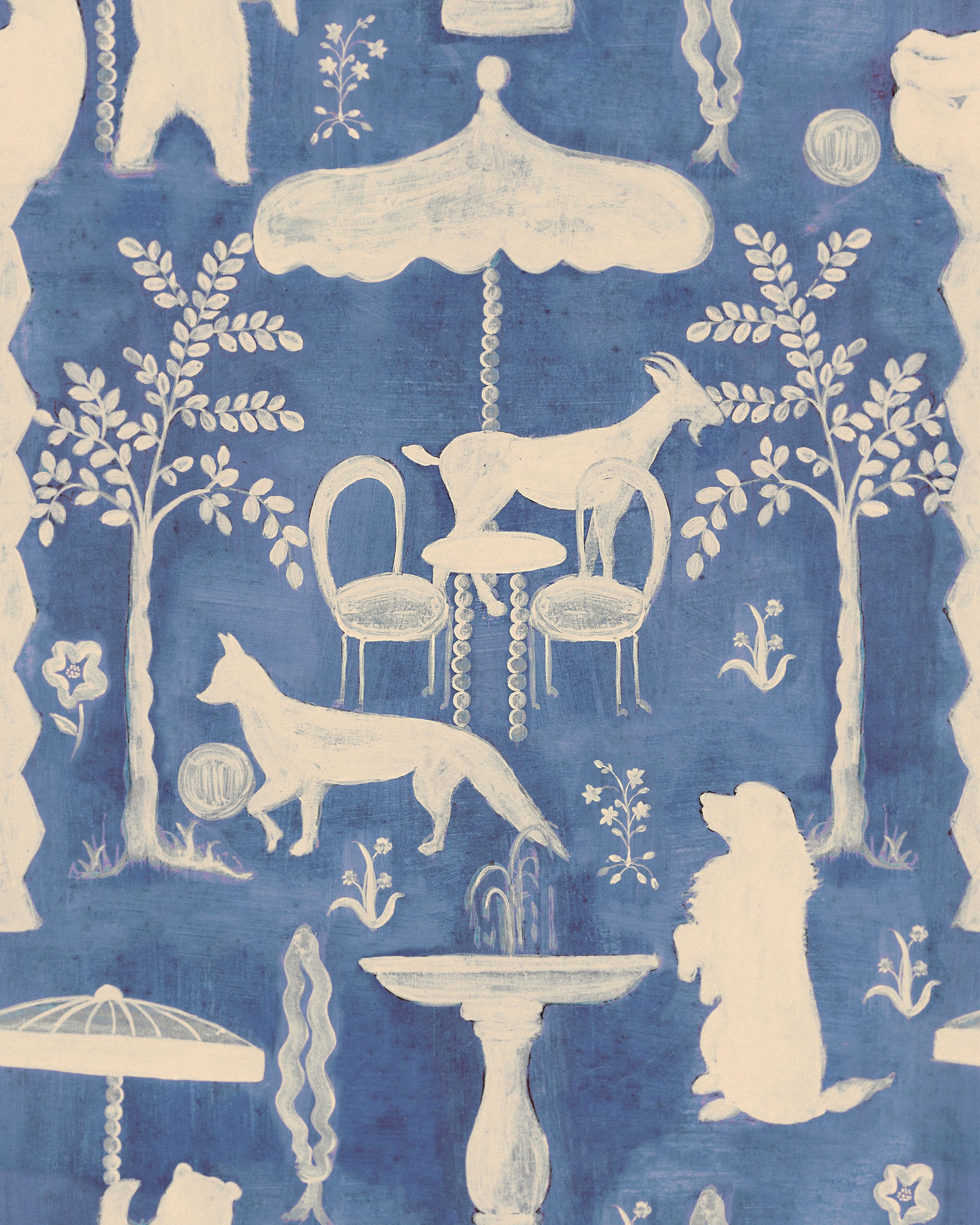 The Hidden Realm Wallpaper in dusk color - pattern number WP30294 - by Mind the Gap in the Transylvanian Rhapsody collection