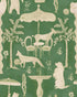 The Hidden Realm Wallpaper in emerald color - pattern number WP30295 - by Mind the Gap in the Transylvanian Rhapsody collection
