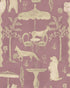 The Hidden Realm Wallpaper in mauve color - pattern number WP30296 - by Mind the Gap in the Transylvanian Rhapsody collection