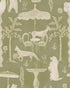 The Hidden Realm Wallpaper in sage color - pattern number WP30297 - by Mind the Gap in the Transylvanian Rhapsody collection