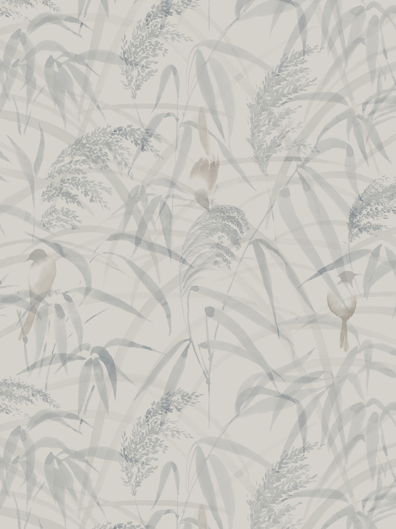Anna wallpaper in misty blue color - pattern number WSB 00081010 - by Scalamandre in the  collection