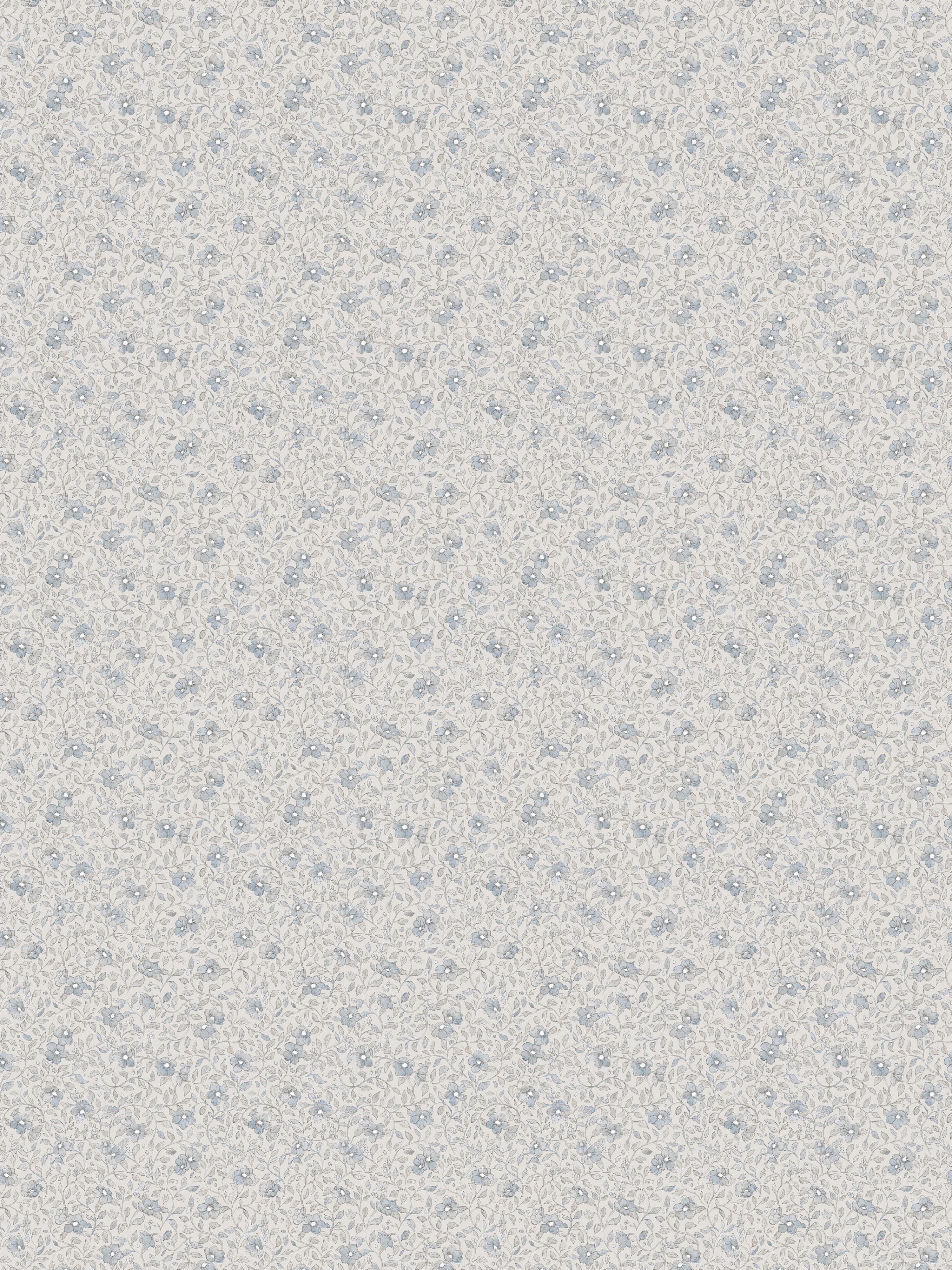 Stella wallpaper in misty blue color - pattern number WSB 002010120 - by Scalamandre in the  collection