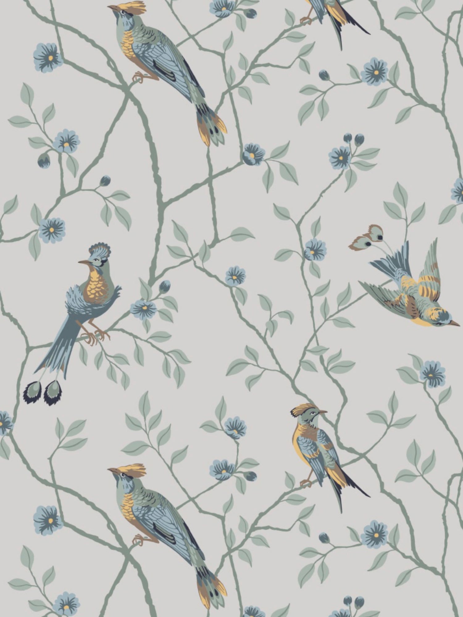 Eugen wallpaper in sandstone color - pattern number WSB 00210413 - by Scalamandre in the  collection
