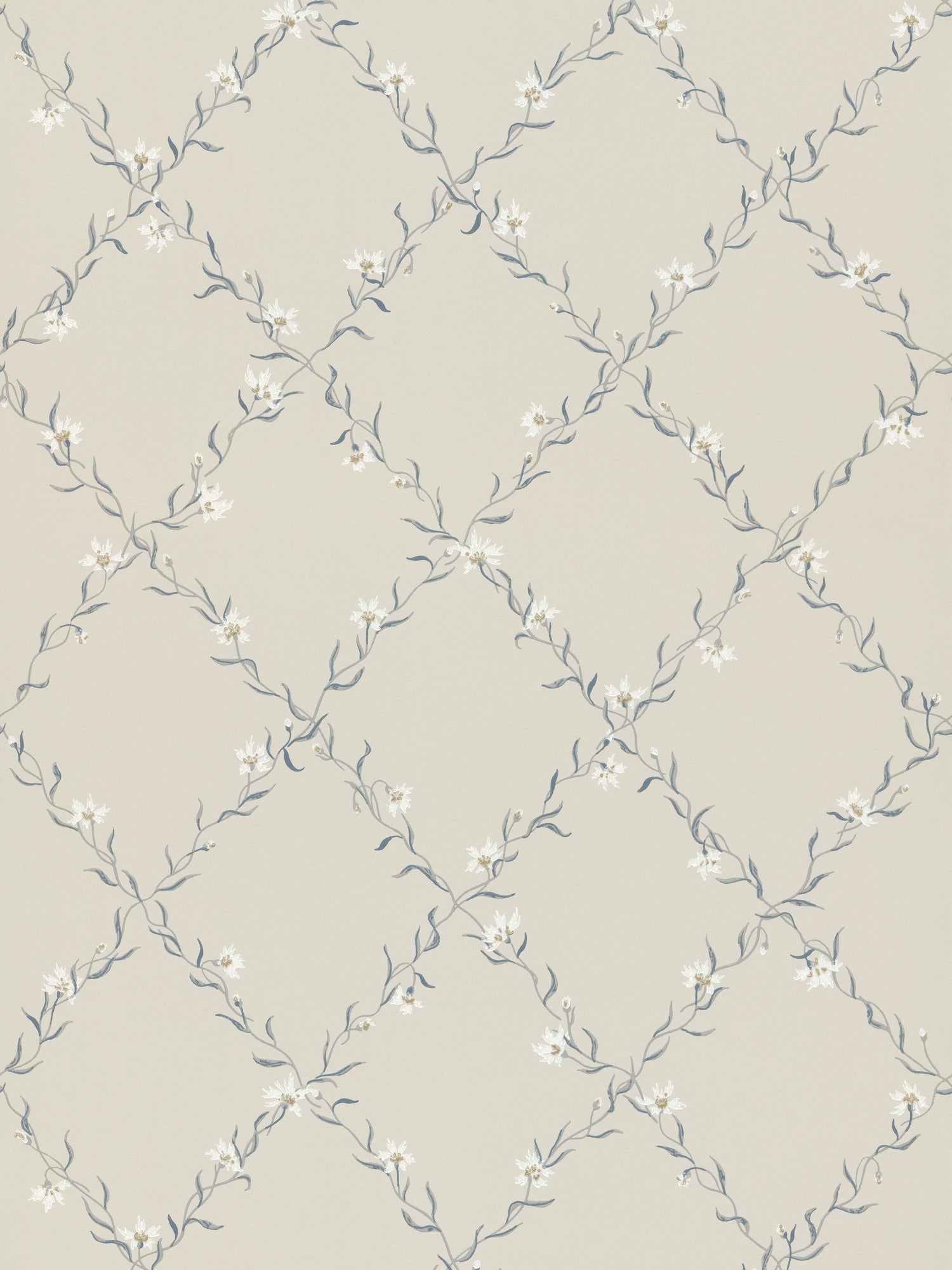 Ewa wallpaper in grey color - pattern number WSB 00210806 - by Scalamandre in the  collection