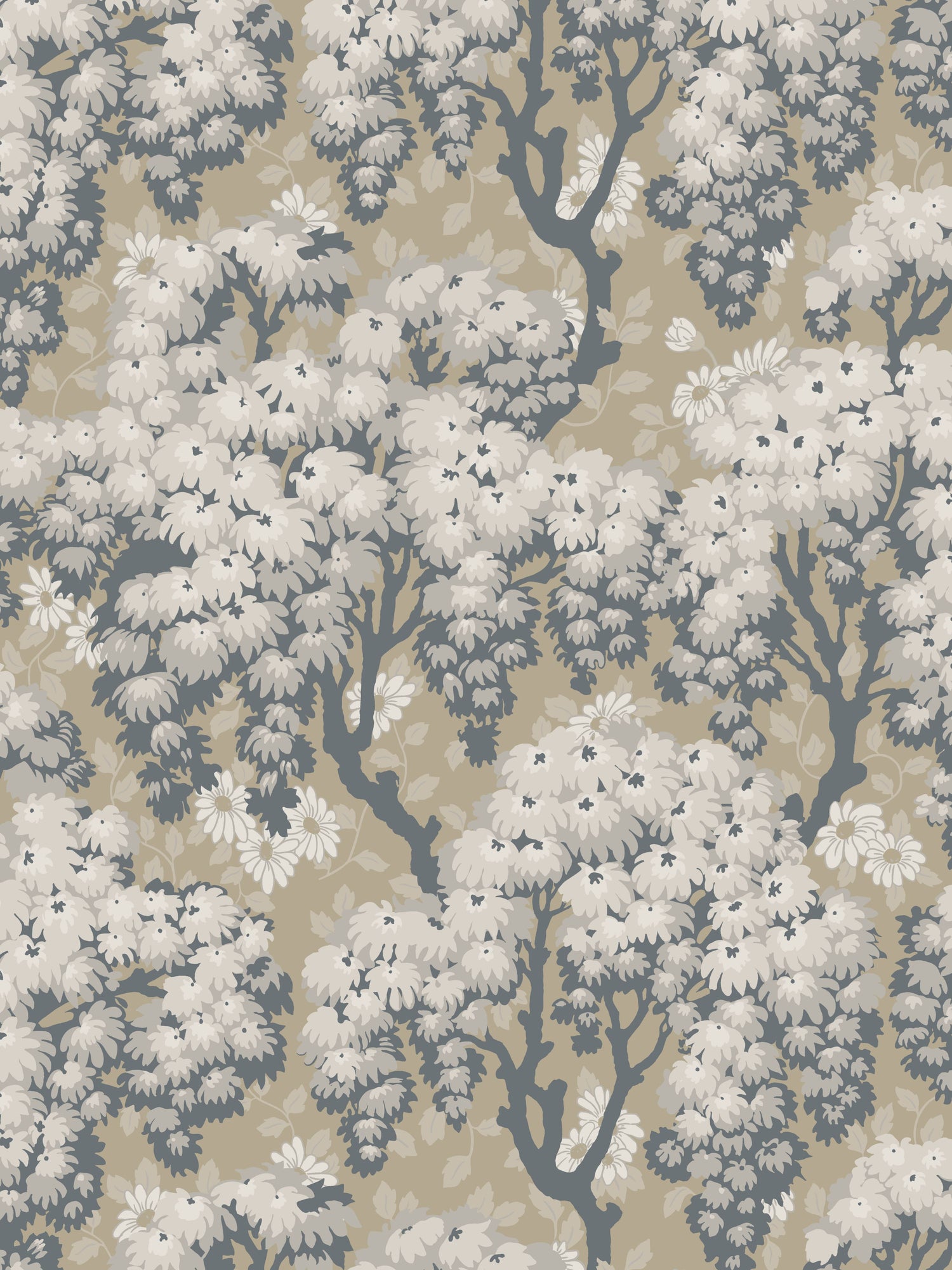 Ragnvi wallpaper in clay color - pattern number WSB 00320836 - by Scalamandre in the  collection