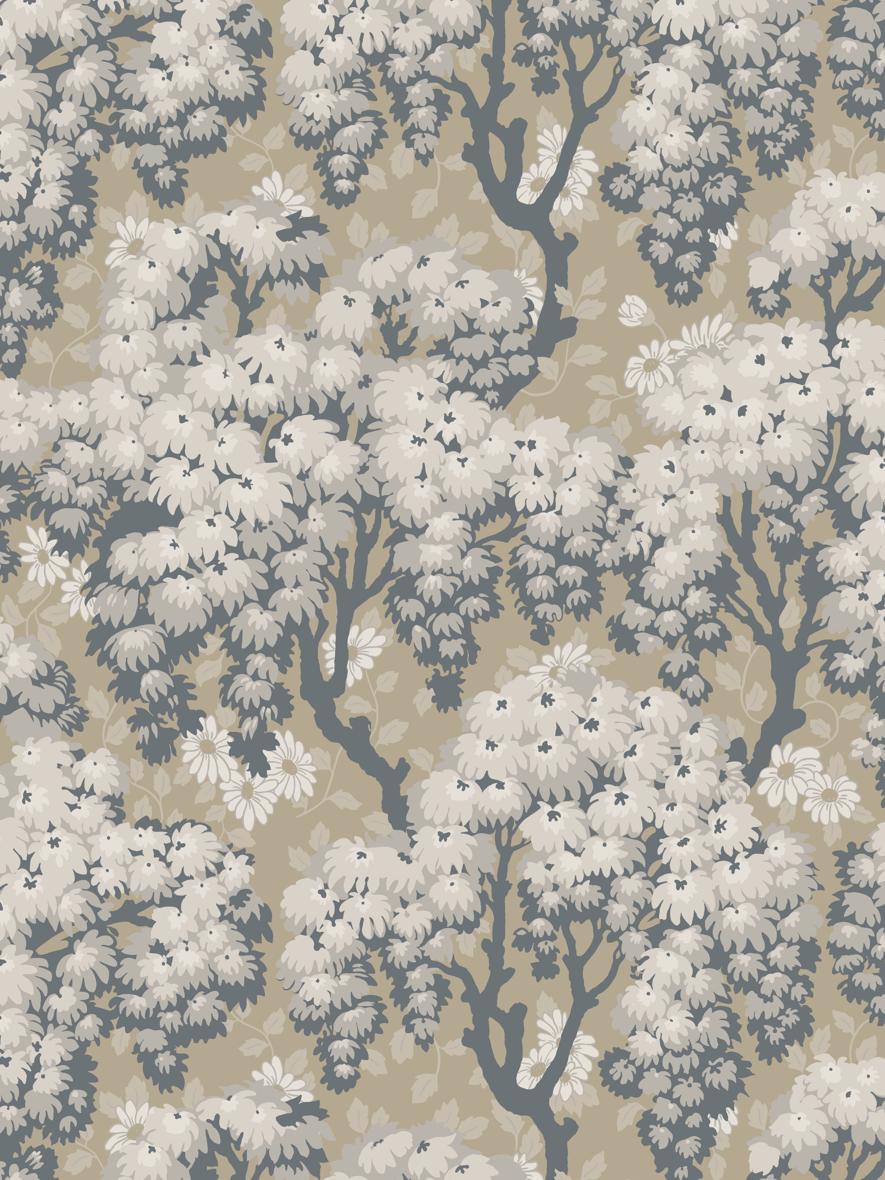 Ragnvi wallpaper in clay color - pattern number WSB 00320836 - by Scalamandre in the  collection