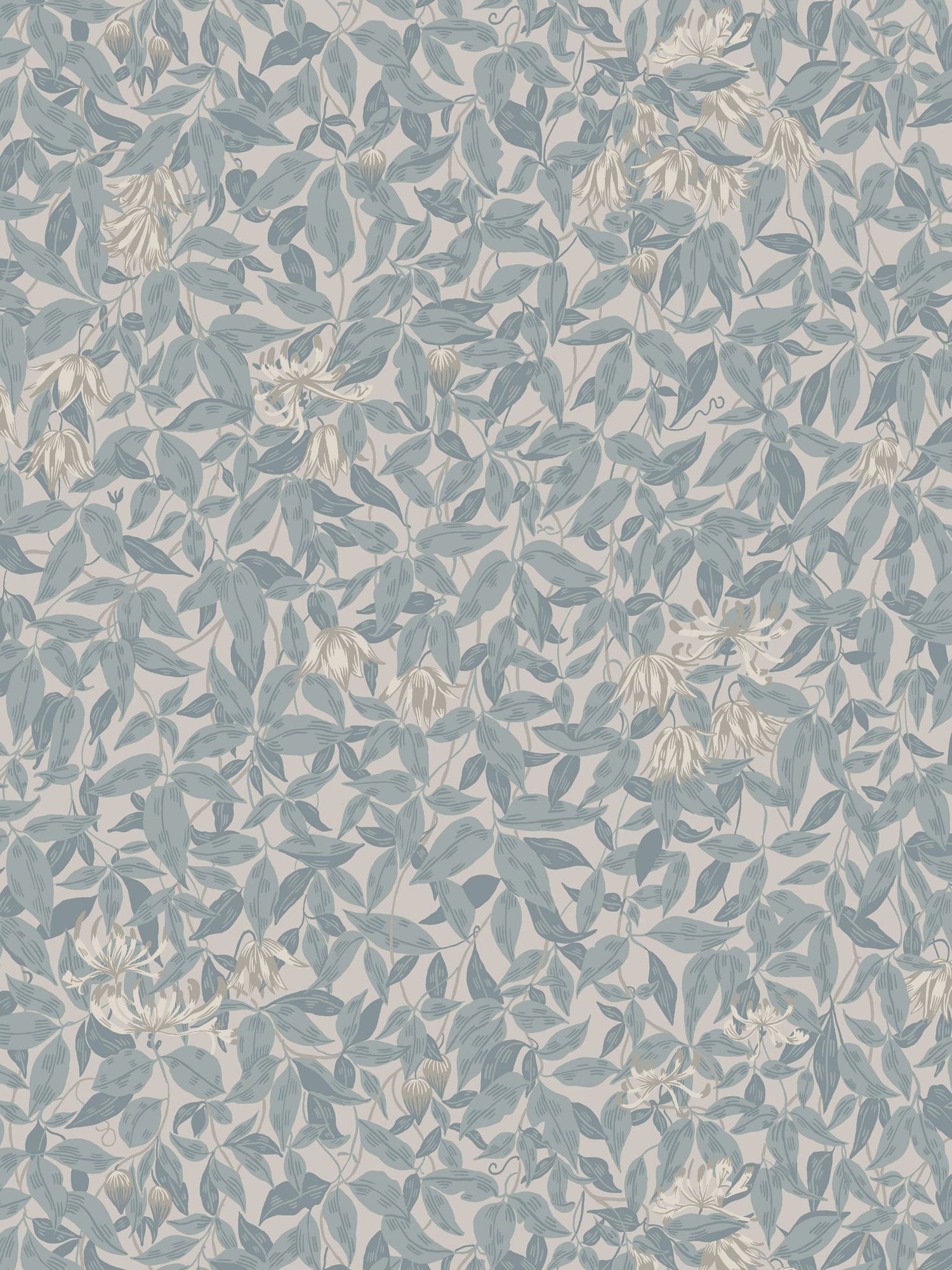 Linnea fabric in misty blue color - pattern number WSB 00360838 - by Scalamandre in the  collection