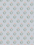 Maskrosen wallpaper in soft blue color - pattern number WSB 0038S1013 - by Scalamandre in the  collection