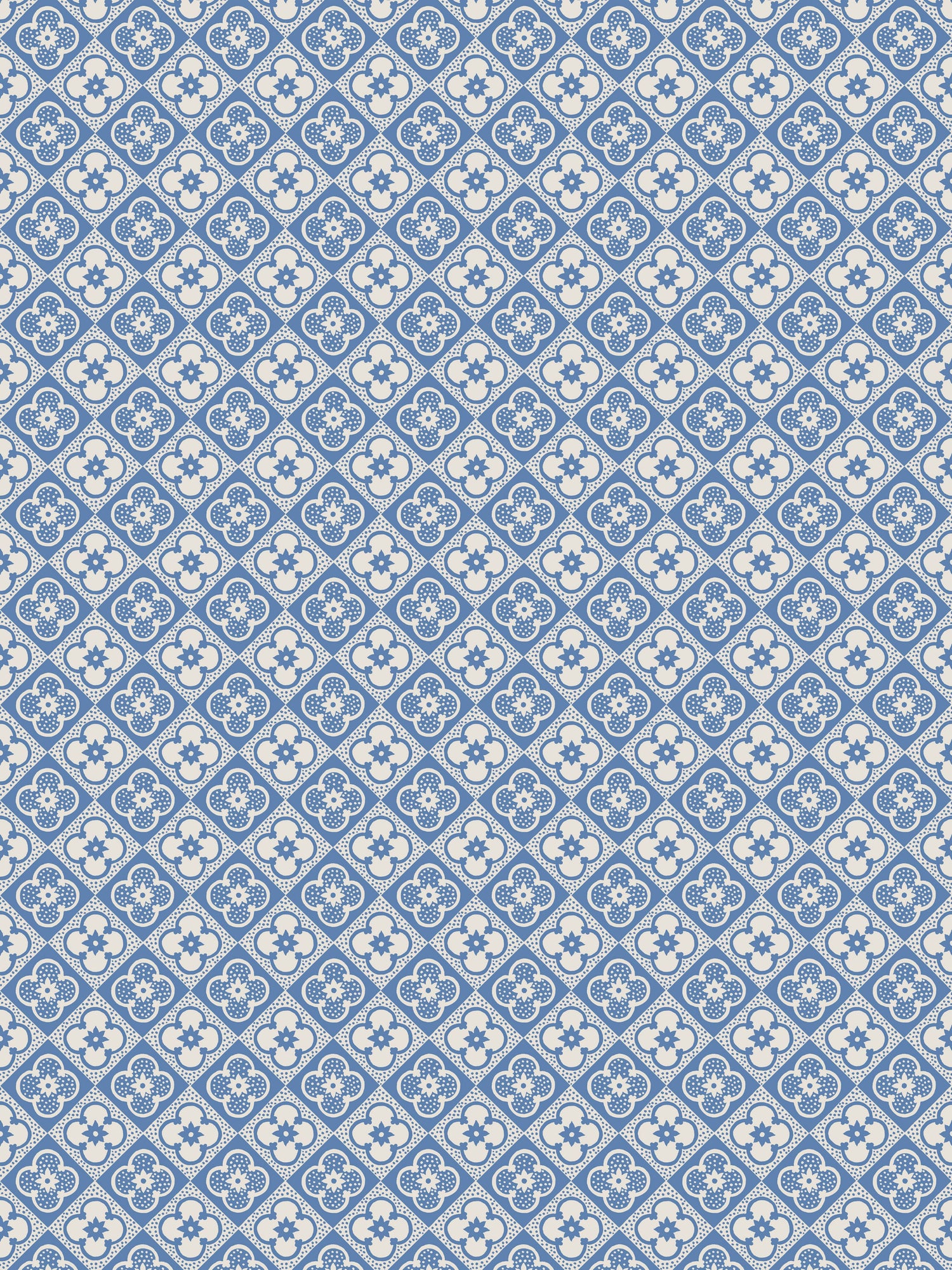 Lyckan wallpaper in sapphire color - pattern number WSB 00501015 - by Scalamandre in the  collection