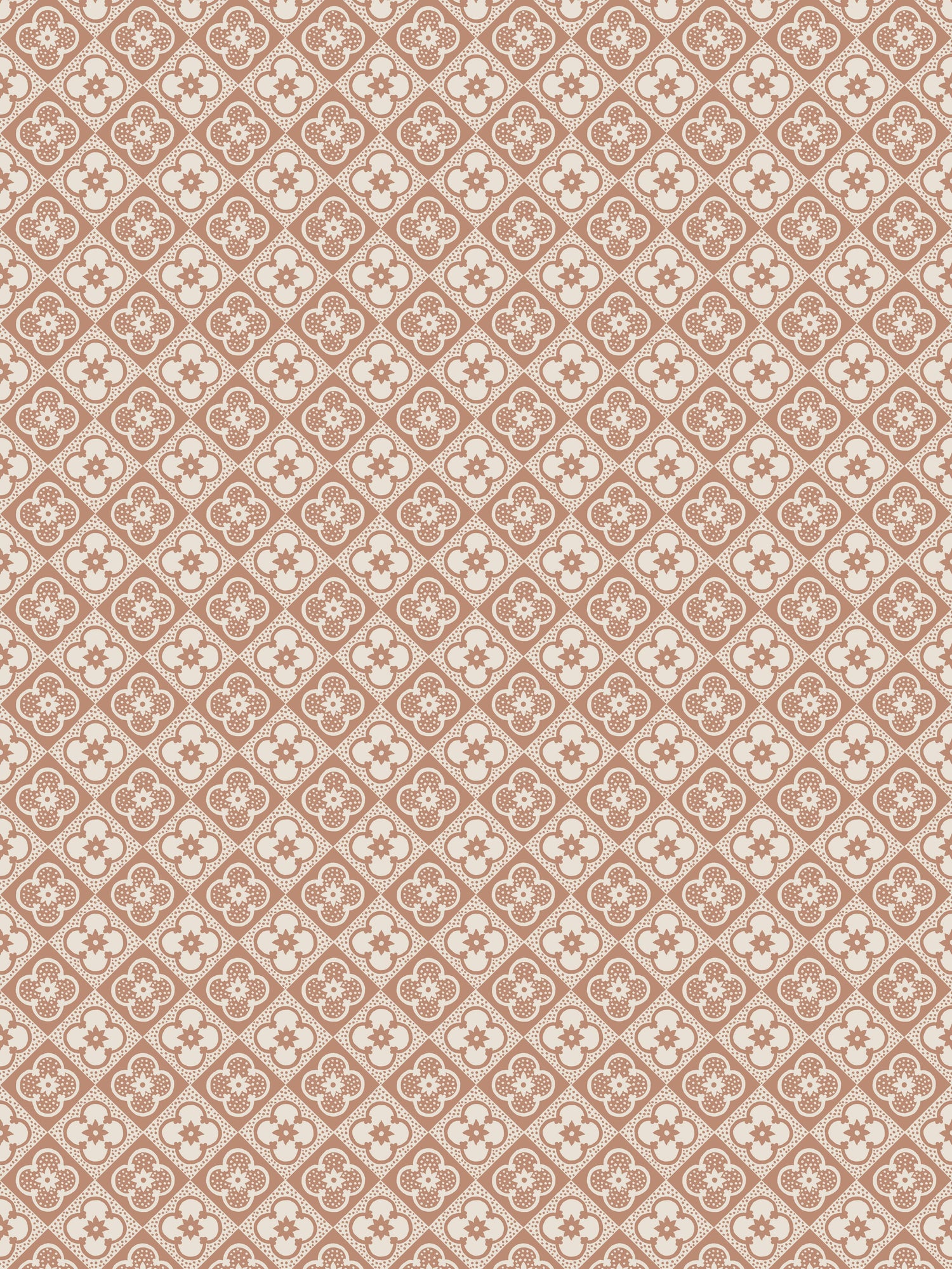 Lyckan wallpaper in copper color - pattern number WSB 00511015 - by Scalamandre in the  collection