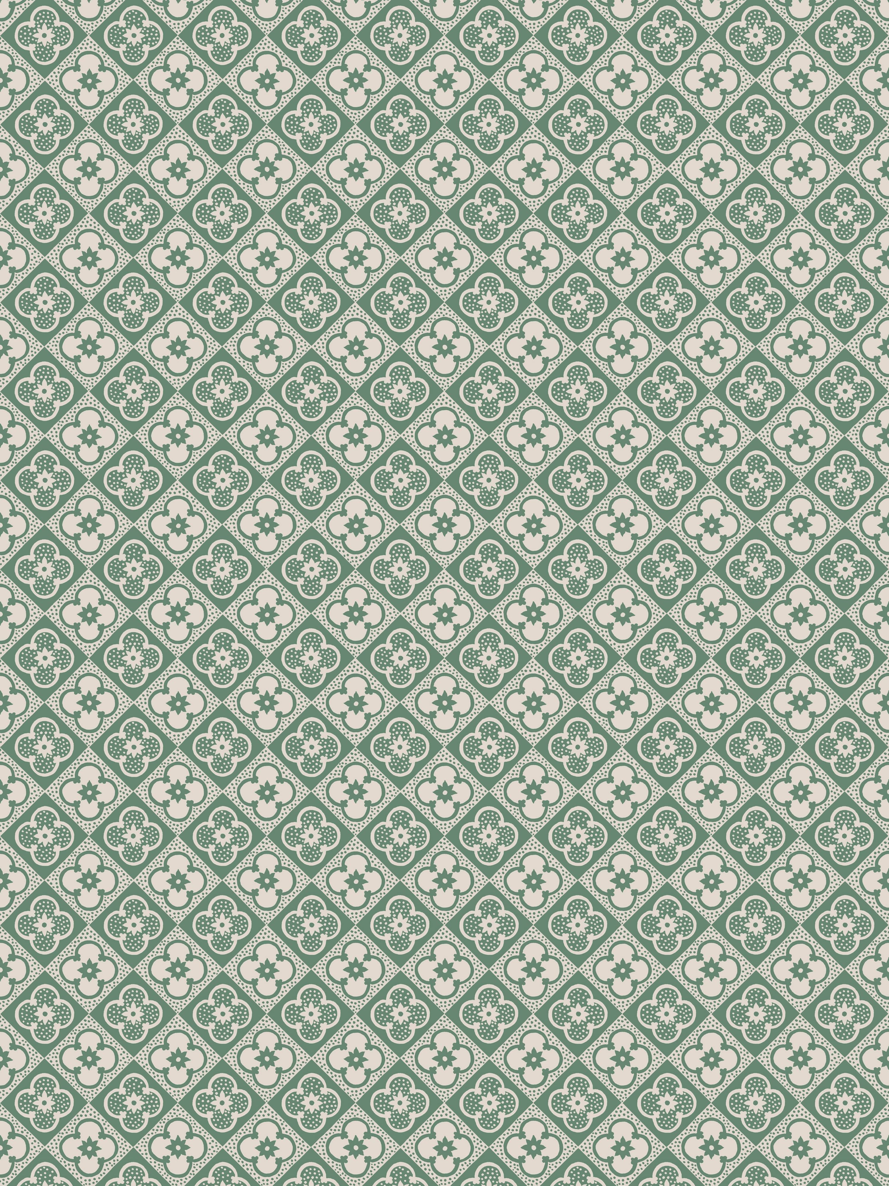 Lyckan wallpaper in emerald color - pattern number WSB 00531015 - by Scalamandre in the  collection