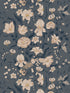 Karins Bukett wallpaper in indigo color - pattern number WSB 00631016 - by Scalamandre in the  collection