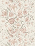 Karins Bukett wallpaper in powder pink color - pattern number WSB 00641016 - by Scalamandre in the  collection