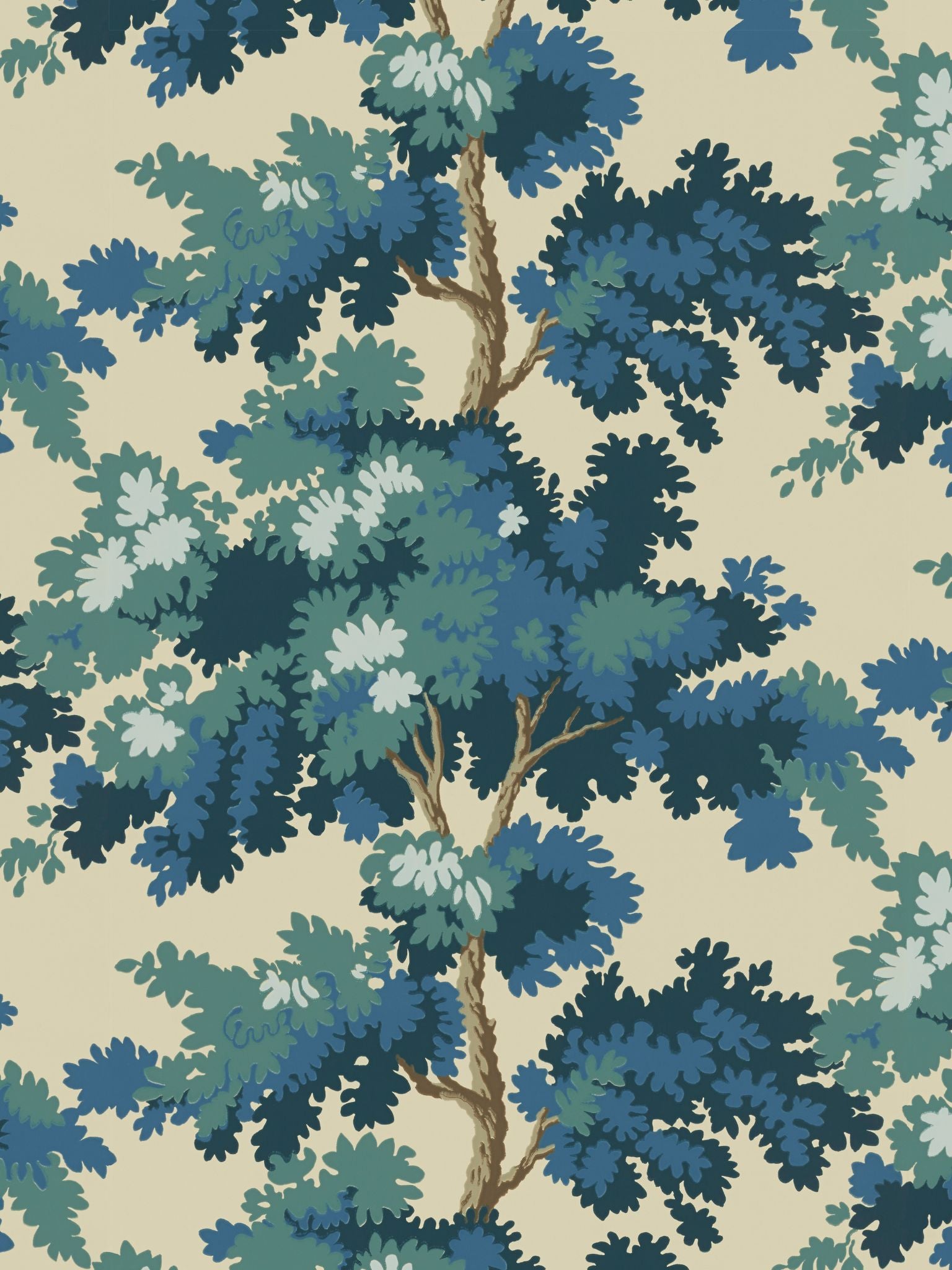 Raphael fabric in dark blue color - pattern number WSB 00660444 - by Scalamandre in the  collection