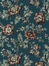 Rosenholm wallpaper in midnight blue color - pattern number WSB 00860407 - by Scalamandre in the  collection