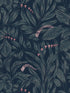 Elin wallpaper in midnight blue color - pattern number WSB 00960837 - by Scalamandre in the  collection