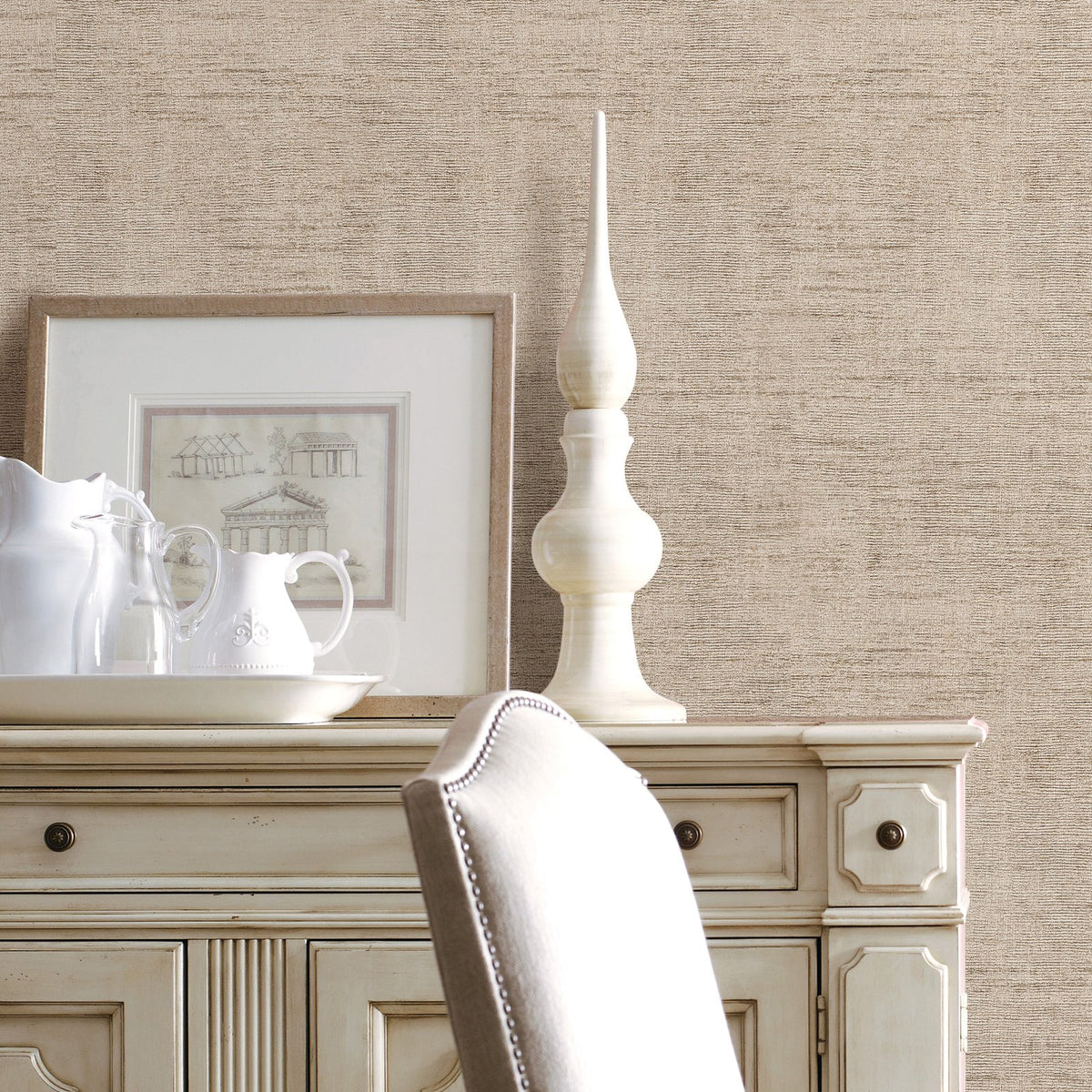 Brushed Texture Wallpaper in Beige color - pattern number WT71703 - by Galerie in the Wall Textures collection