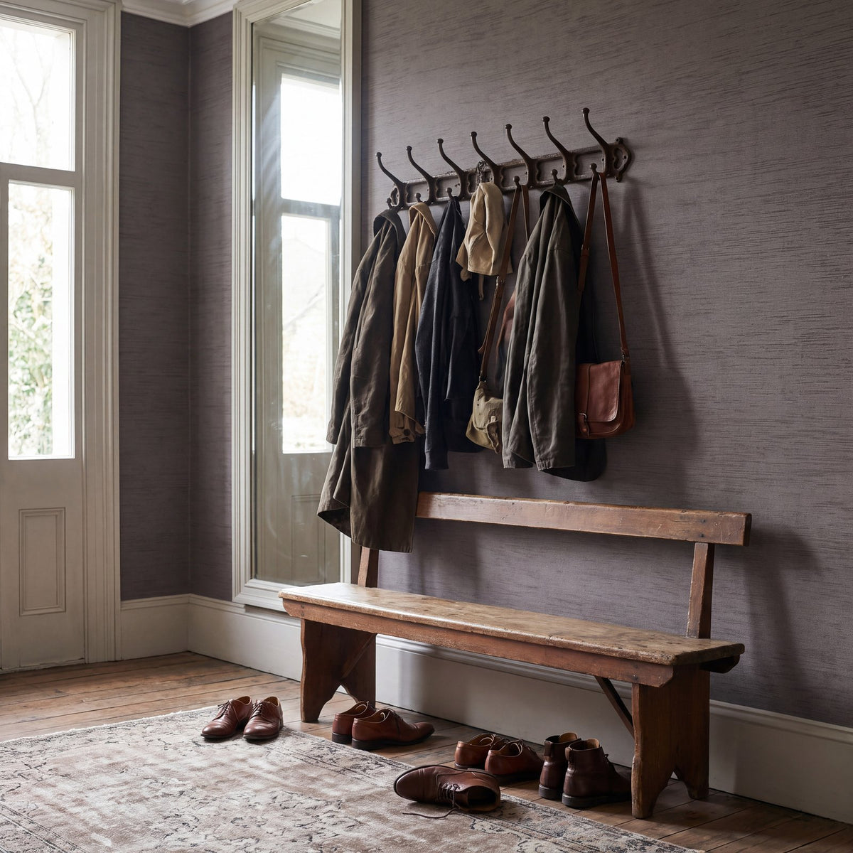 Brushed Texture Wallpaper in Silver Grey color - pattern number WT71711 - by Galerie in the Wall Textures collection