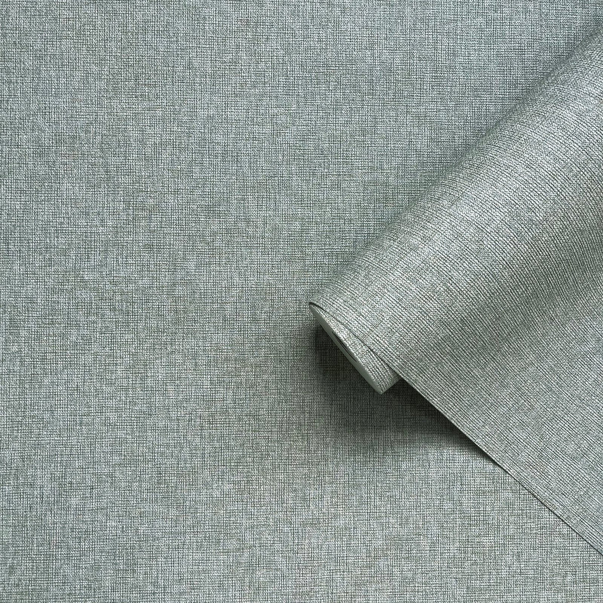 Linen Crosshatch Wallpaper in Green color - pattern number WT71714 - by Galerie in the Wall Textures collection