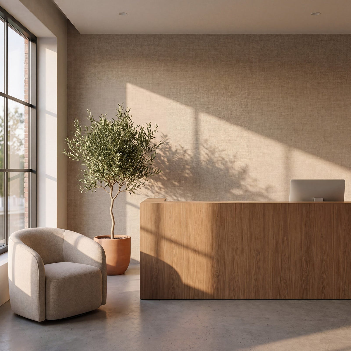 Linen Crosshatch Wallpaper in Beige color - pattern number WT71715 - by Galerie in the Wall Textures collection