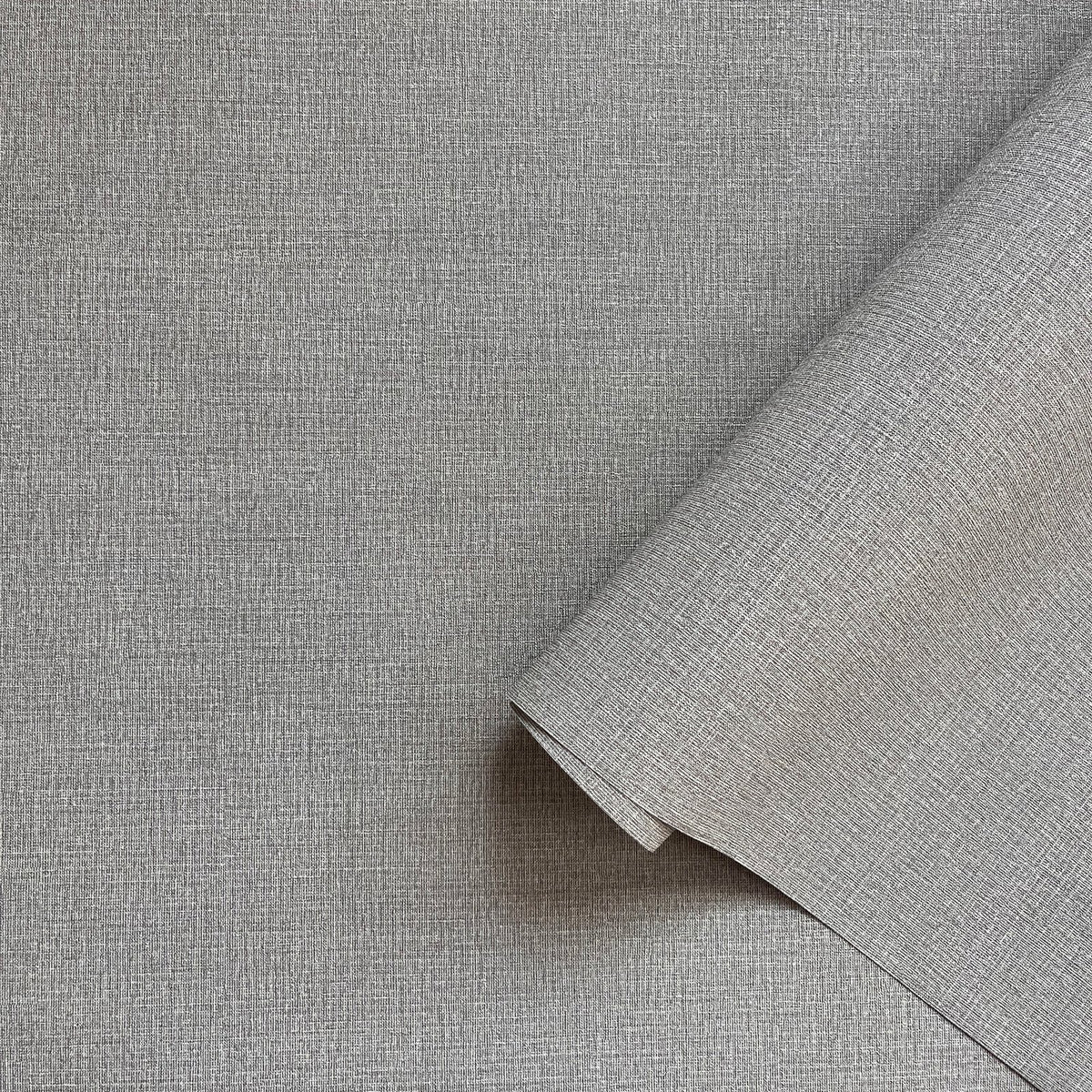 Textile Grid Wallpaper in Silver Grey color - pattern number WT71727 - by Galerie in the Wall Textures collection