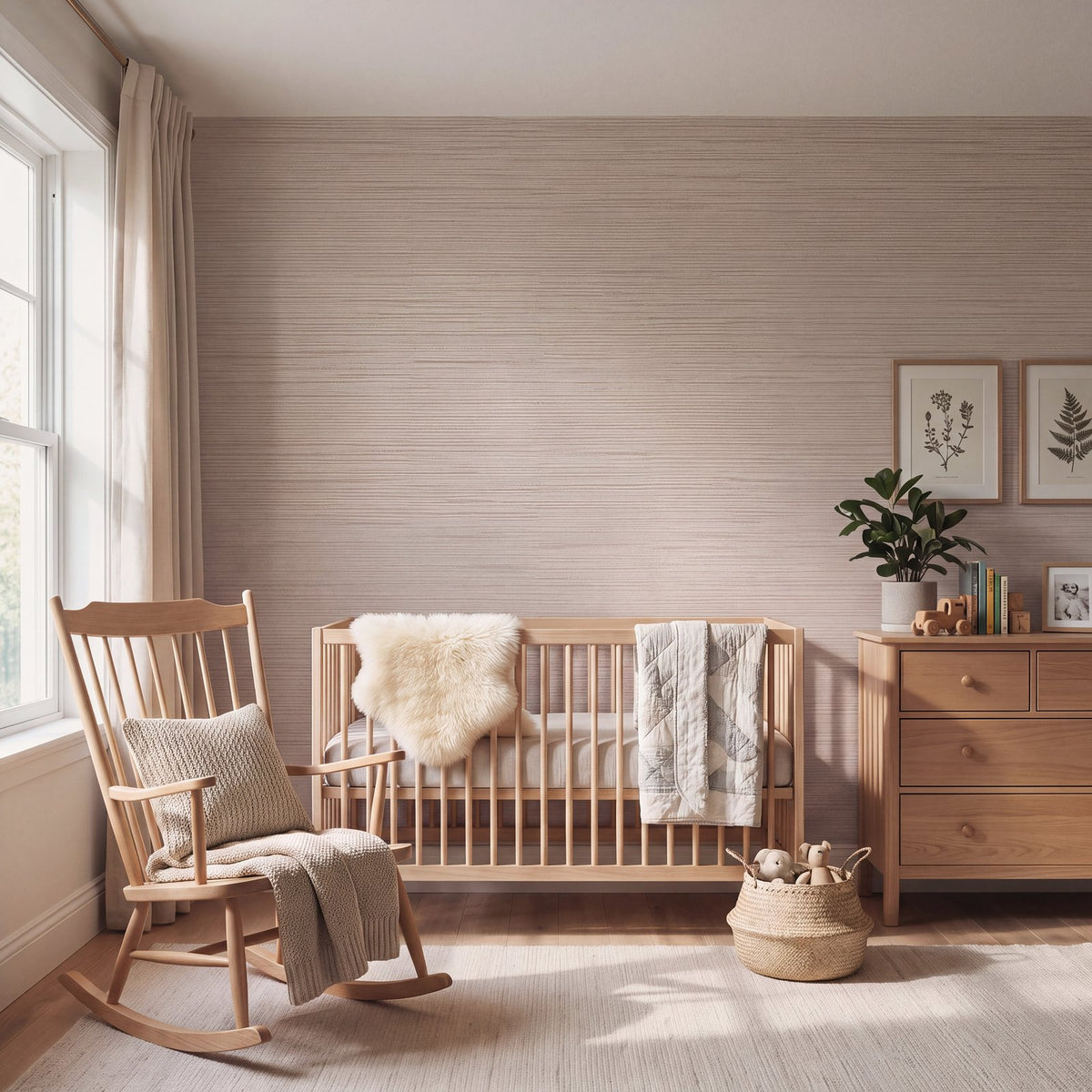 Streamline Texture Wallpaper in Pink color - pattern number WT71750 - by Galerie in the Wall Textures collection