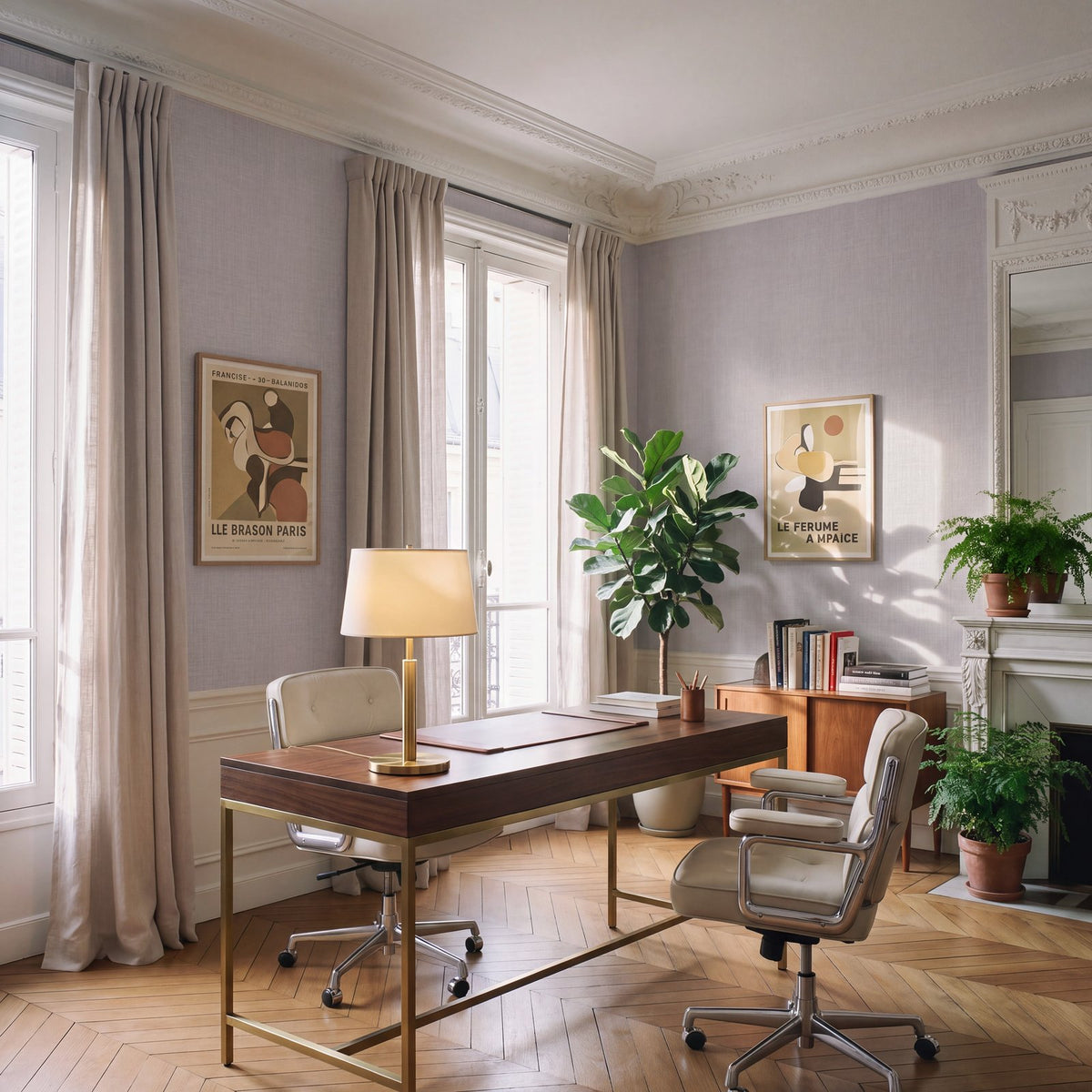 Vertical Streak Wallpaper in White color - pattern number WT71757 - by Galerie in the Wall Textures collection