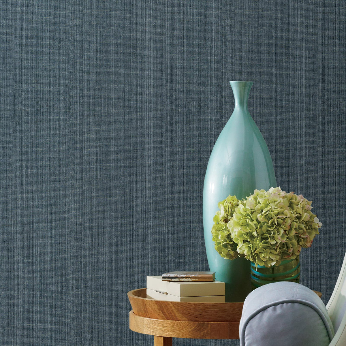 Vertical Streak Wallpaper in Blue color - pattern number WT71758 - by Galerie in the Wall Textures collection