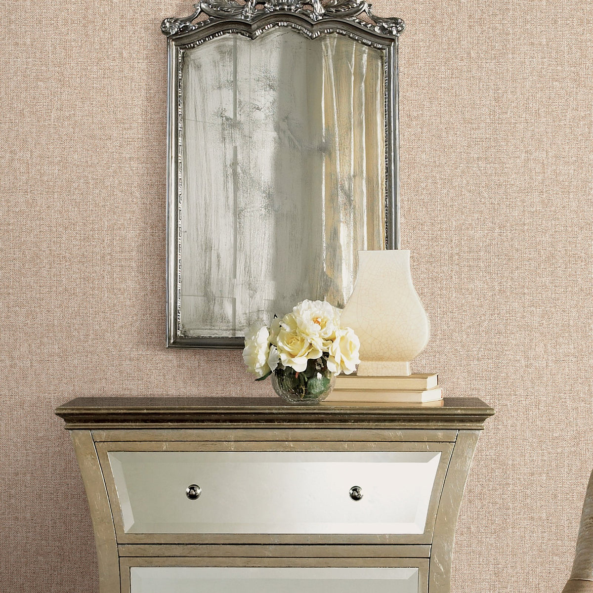 Fine Texture Wallpaper in Bronze Brown color - pattern number WT71773 - by Galerie in the Wall Textures collection