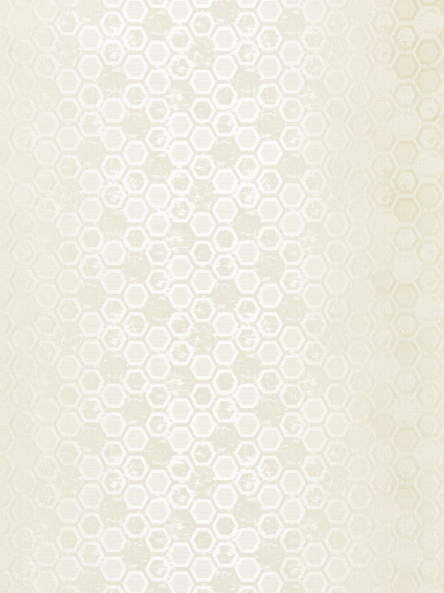 Hexagon Inspiration fabric in bone color - pattern number WTT 661421 - by Scalamandre in the  collection