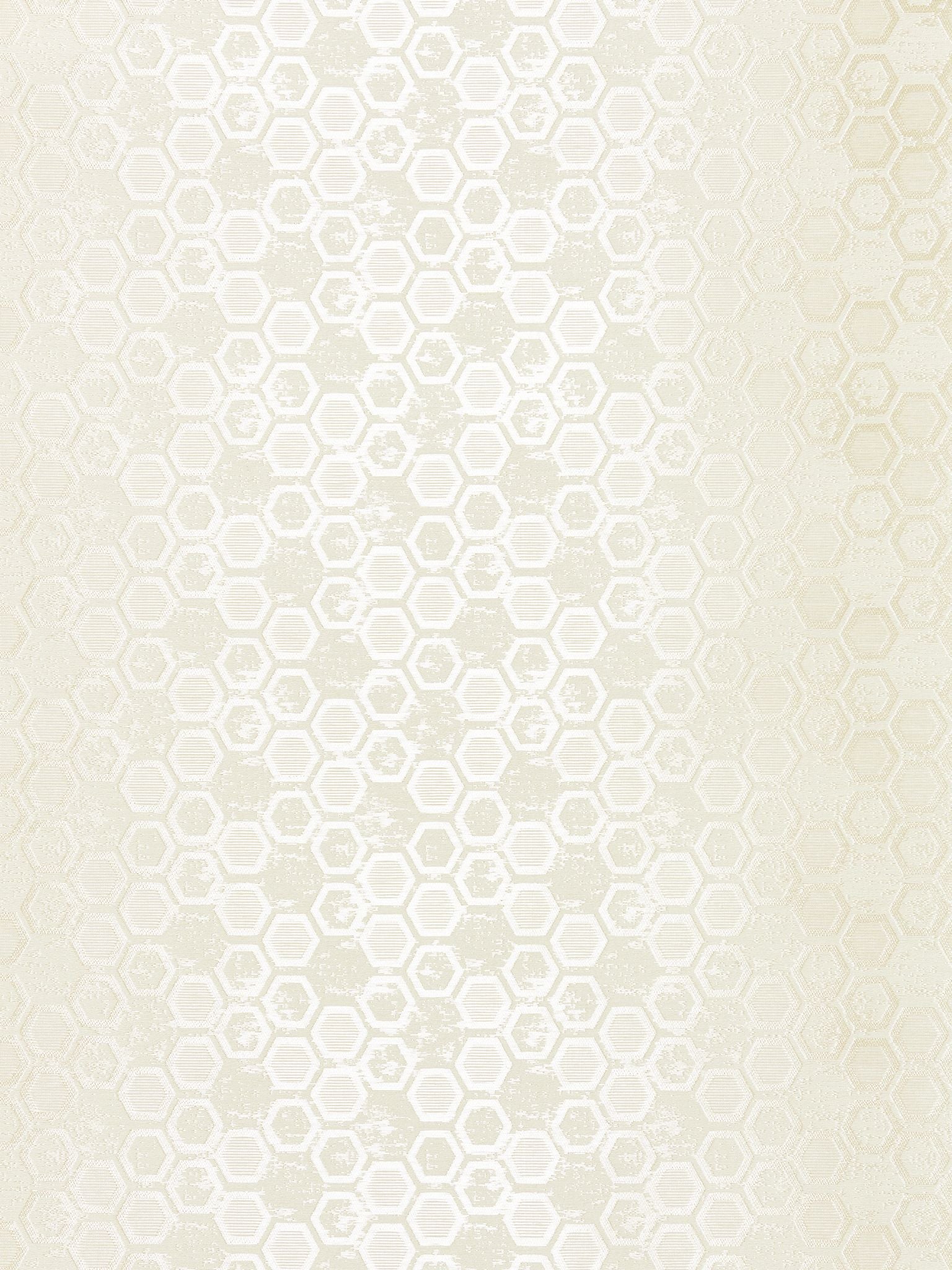Hexagon Inspiration fabric in bone color - pattern number WTT 661421 - by Scalamandre in the  collection