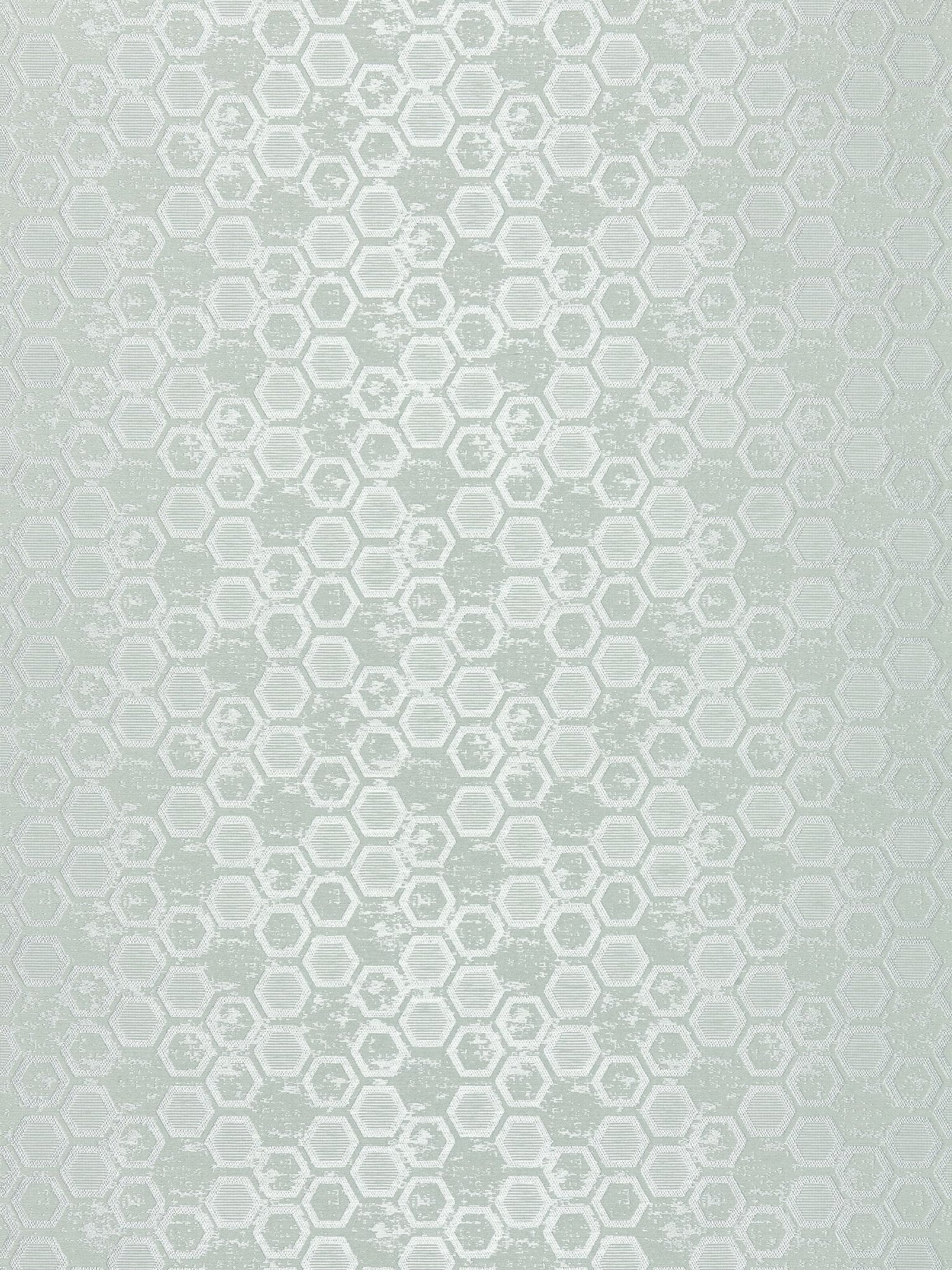 Hexagon Inspiration fabric in mist color - pattern number WTT 661425 - by Scalamandre in the  collection