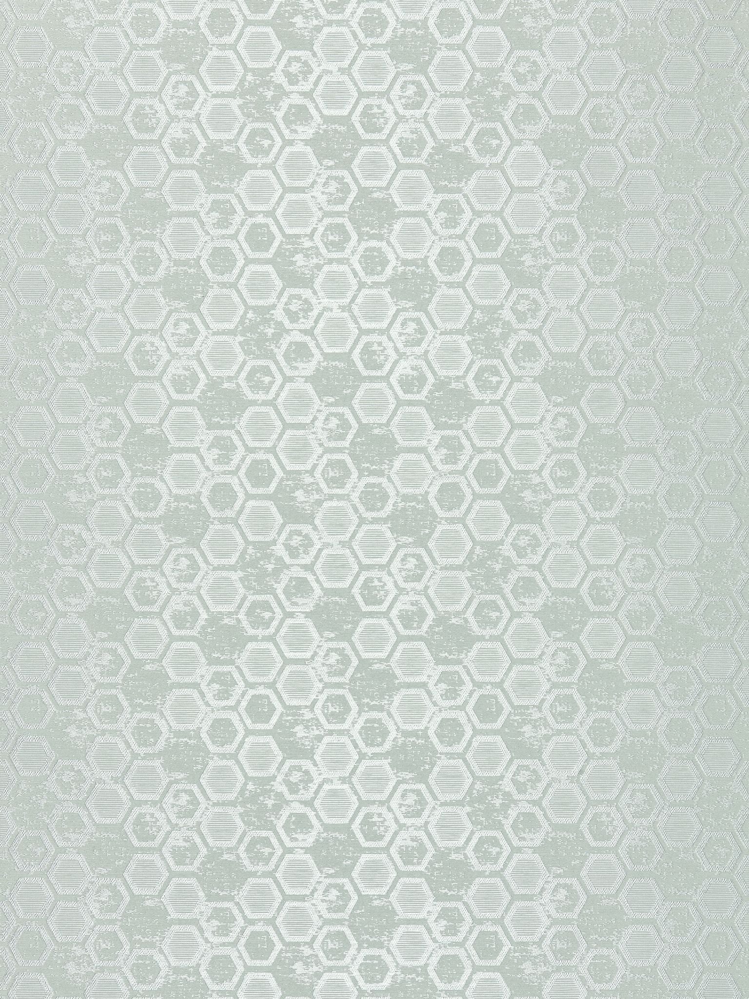 Hexagon Inspiration fabric in mist color - pattern number WTT 661425 - by Scalamandre in the  collection