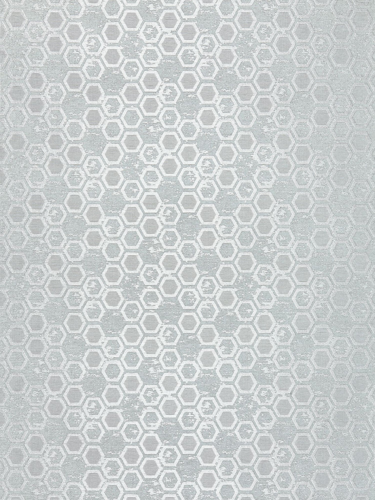 Hexagon Inspiration fabric in glacier color - pattern number WTT 661426 - by Scalamandre in the  collection