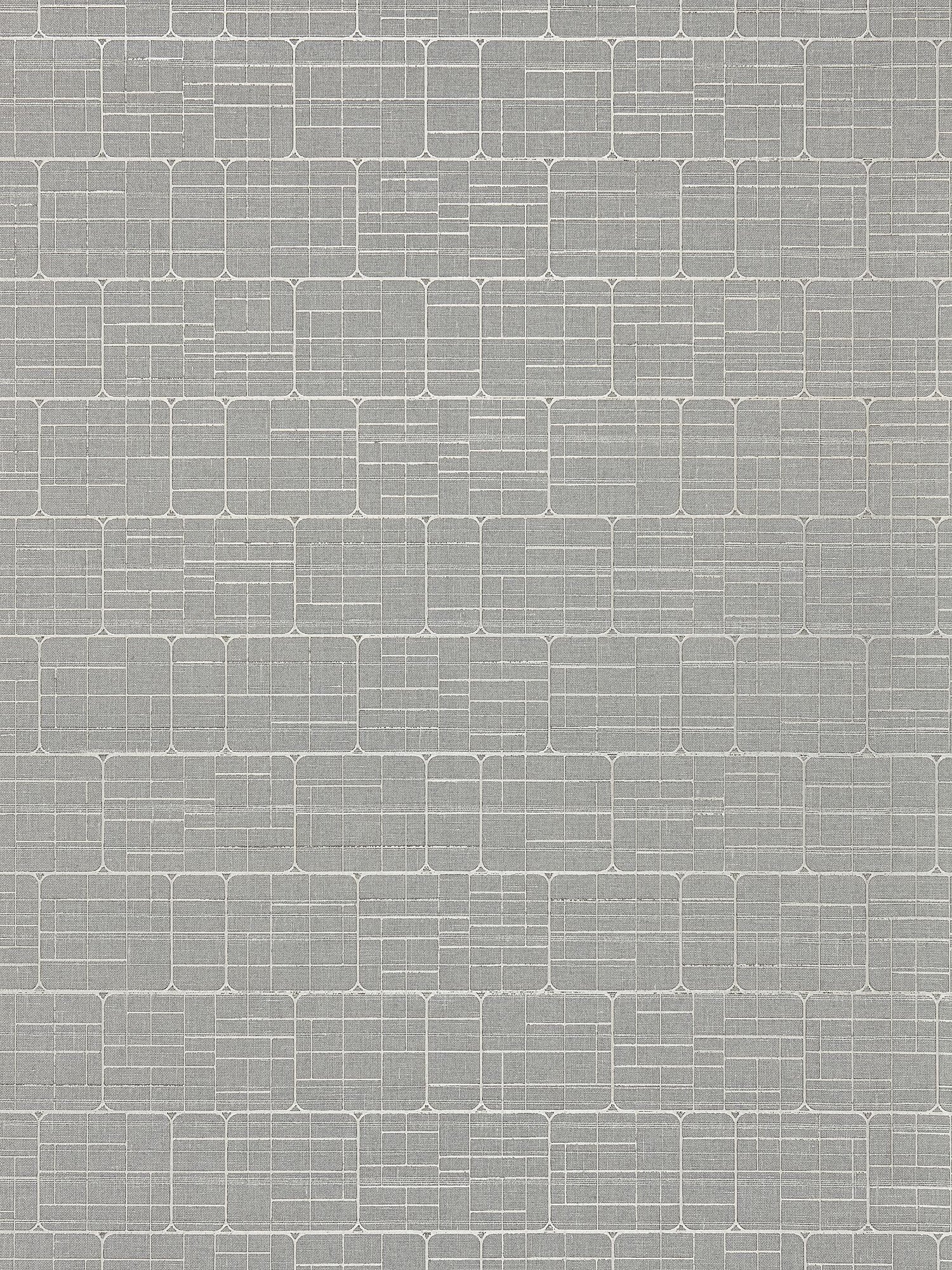 Mechanical Workmanship fabric in gunmetal color - pattern number WTT 661515 - by Scalamandre in the  collection