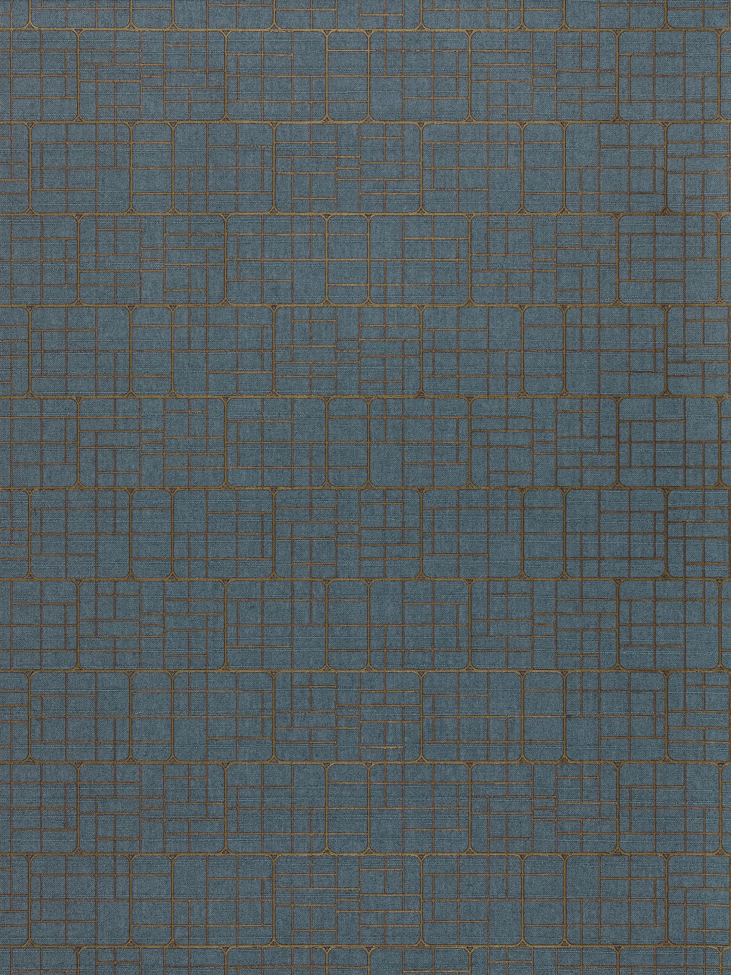 Mechanical Workmanship fabric in sapphire color - pattern number WTT 661516 - by Scalamandre in the  collection