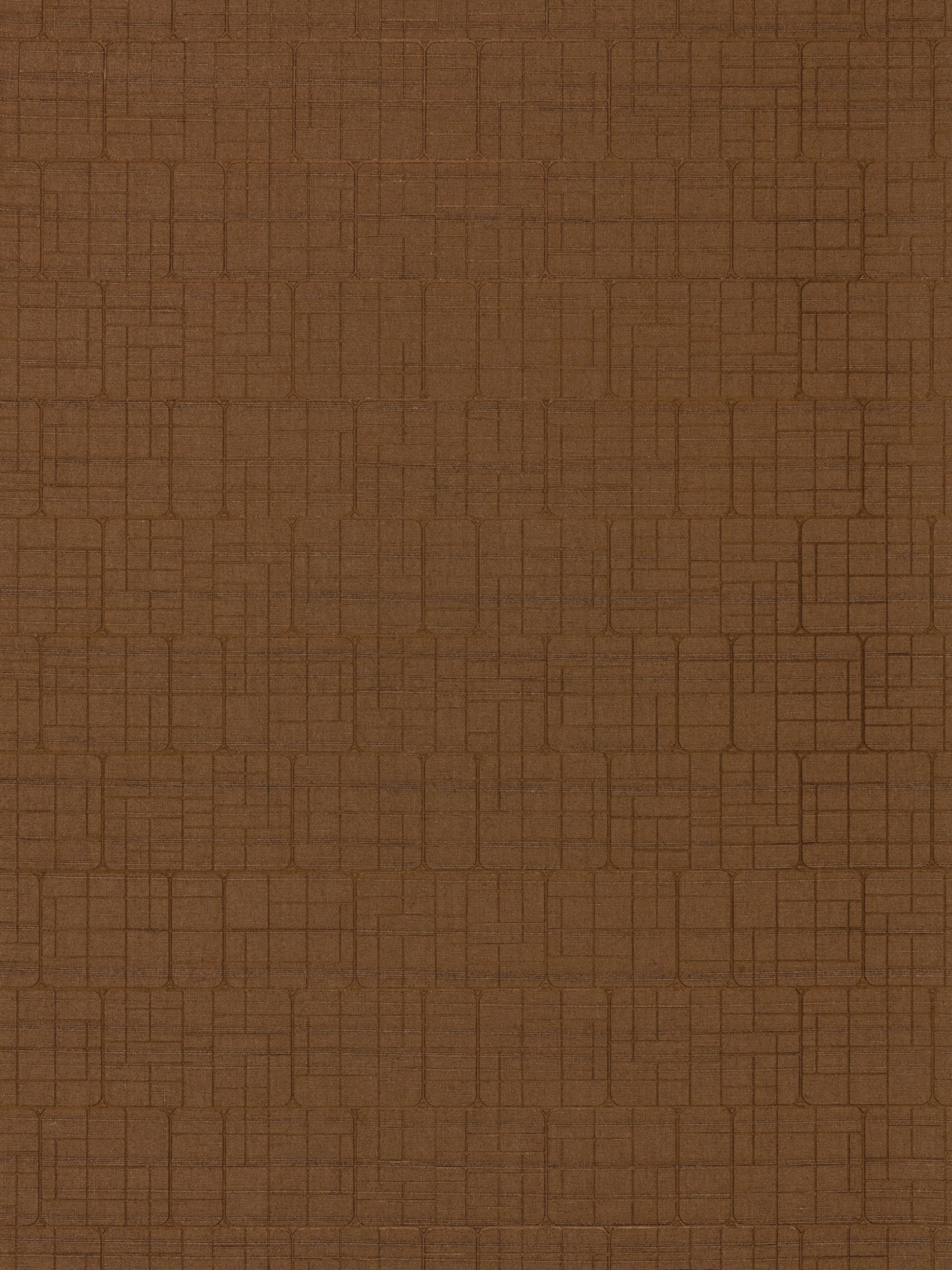 Mechanical Workmanship wallpaper in copper color - pattern number WTT 661518 - by Scalamandre in the  collection