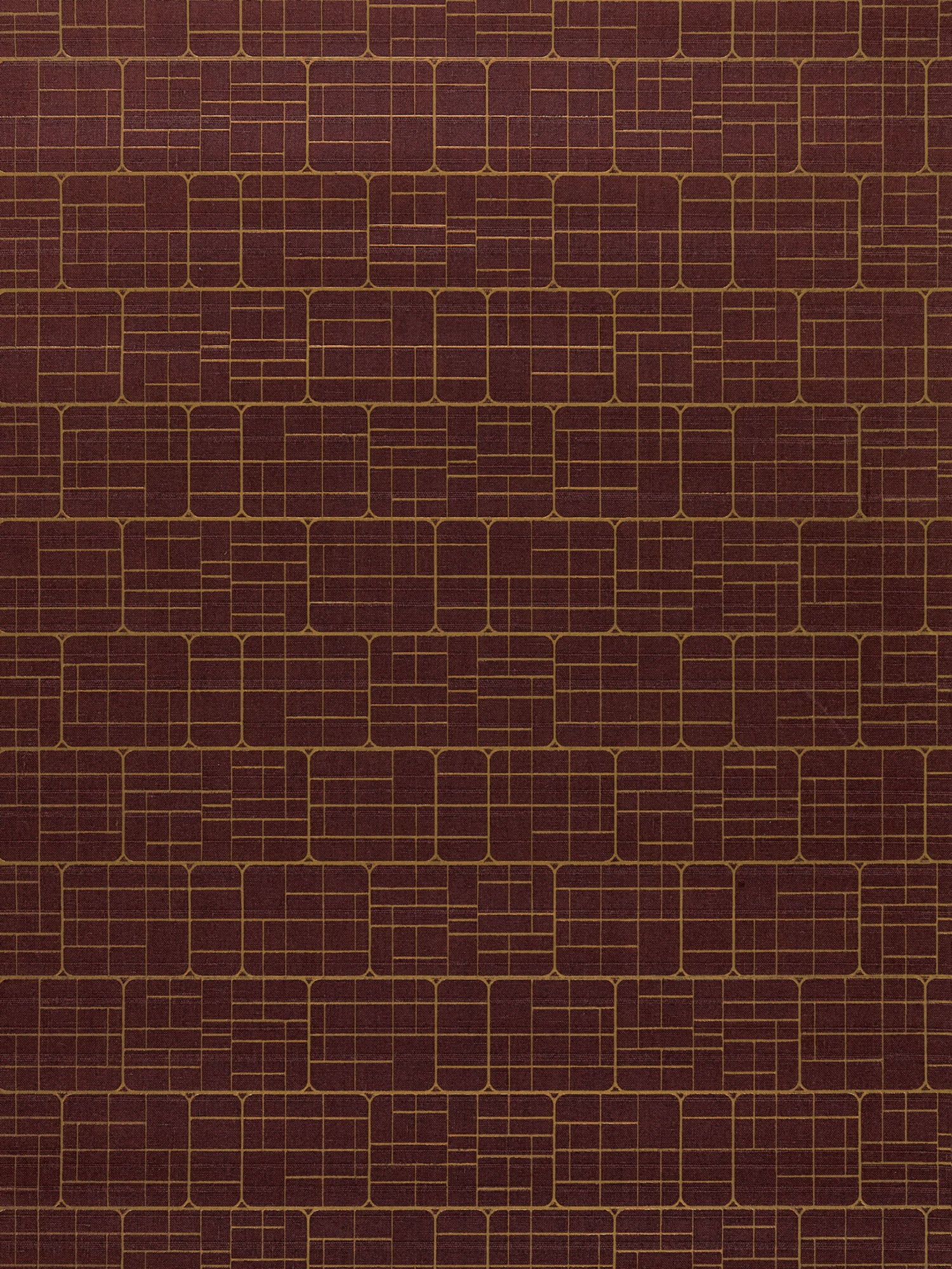 Mechanical Workmanship wallpaper in brick color - pattern number WTT 661519 - by Scalamandre in the  collection