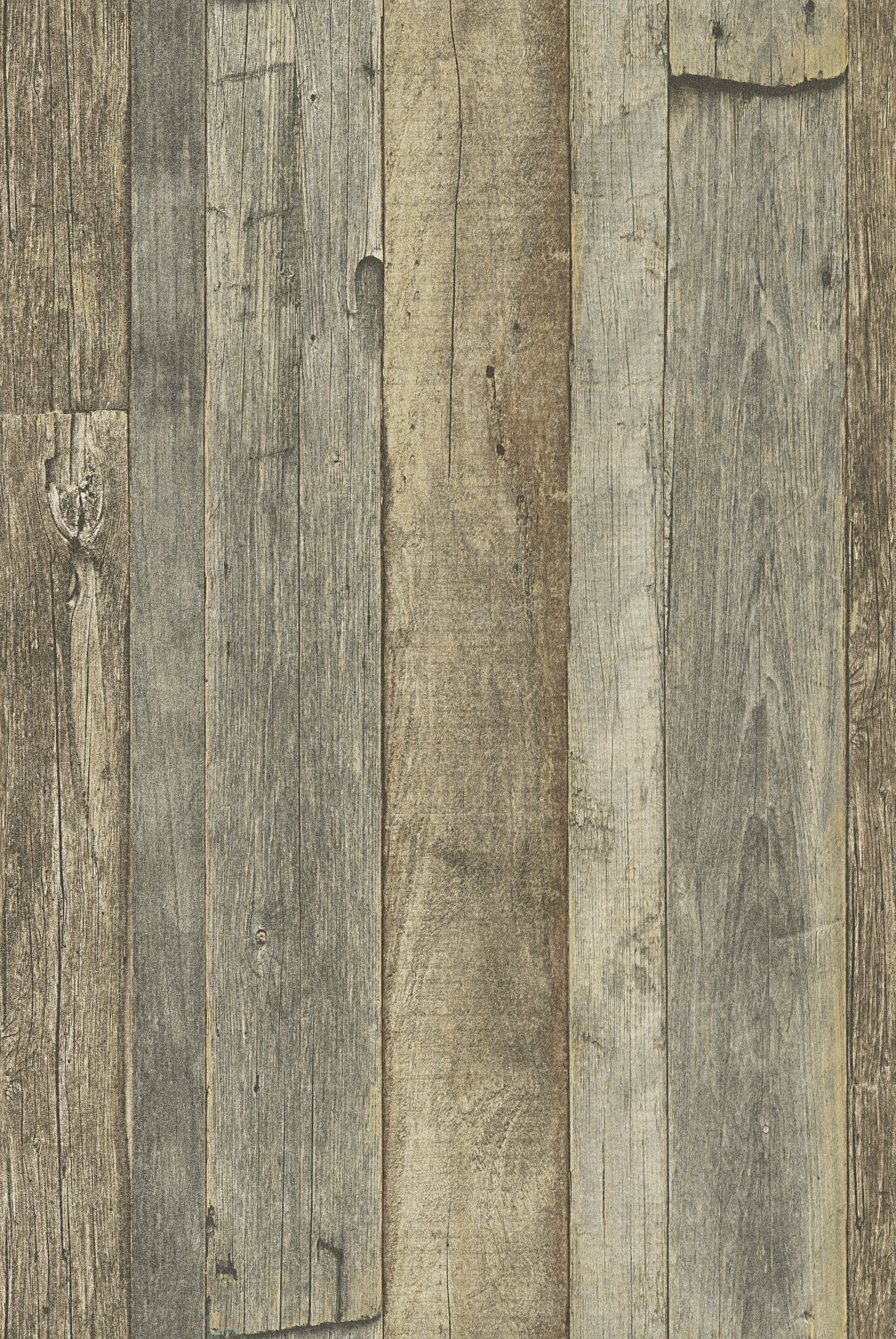 Reclaimed Wood Effect Motif wallpaper in bronze brown color - pattern number WW22211 - by Galerie in the The Woods and Wicker collection