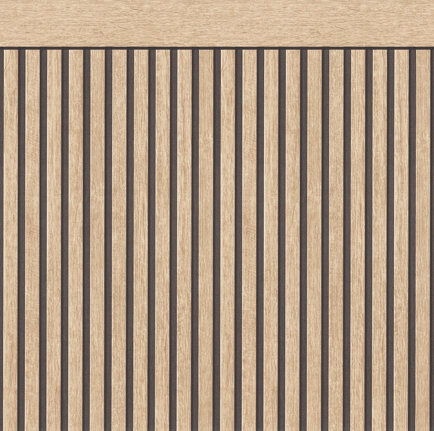 Dado Panel Effect Motif mural in bronze brown color - pattern number WW22226 - by Galerie in the The Woods and Wicker collection