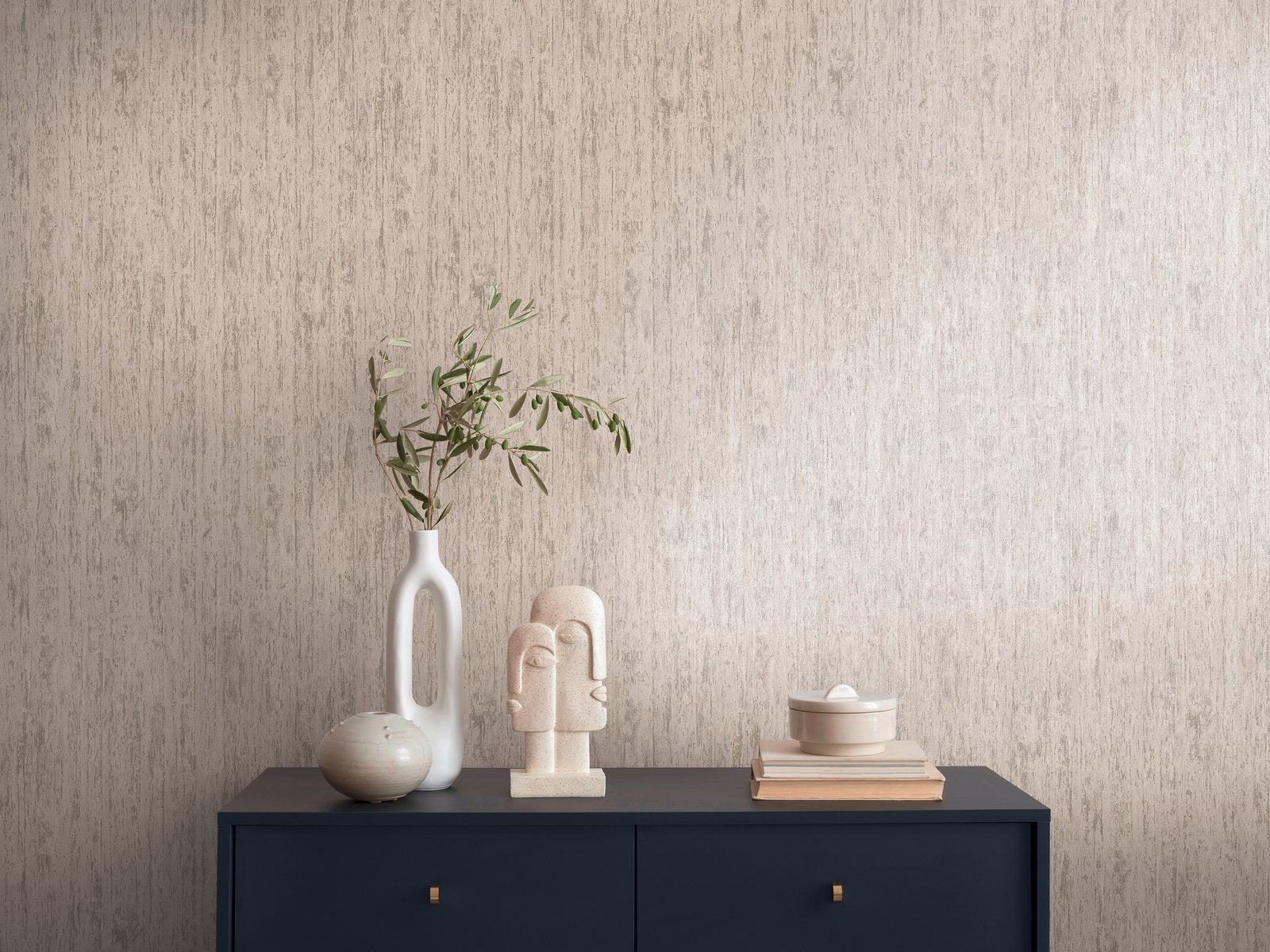 Forest Texture wallpaper in silver grey color - pattern number WW22228 - by Galerie in the The Woods and Wicker collection