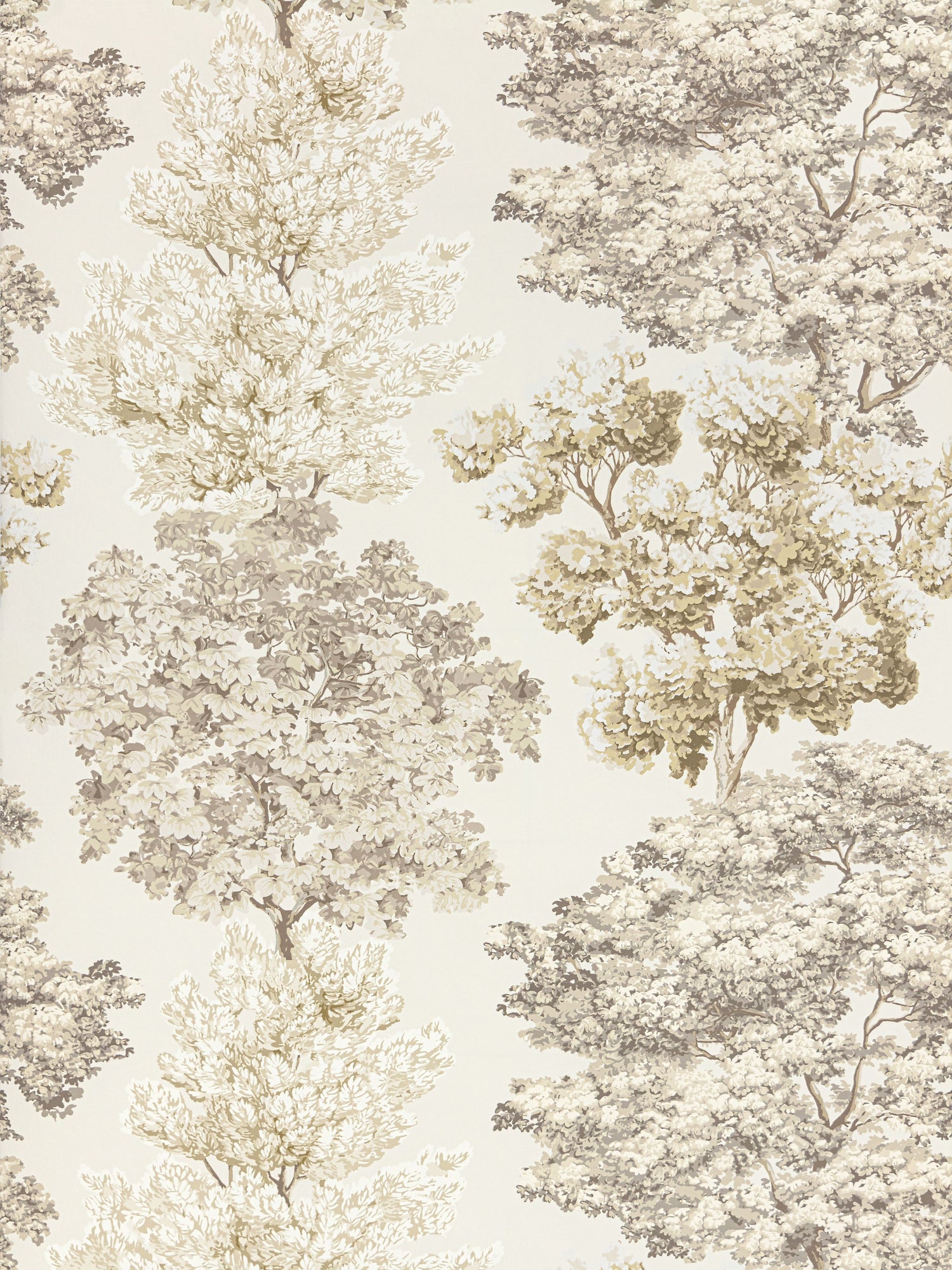 Central Park Wallpaper in Flax color - pattern number WW WP88583D0004 - by Scalamandre in the collection