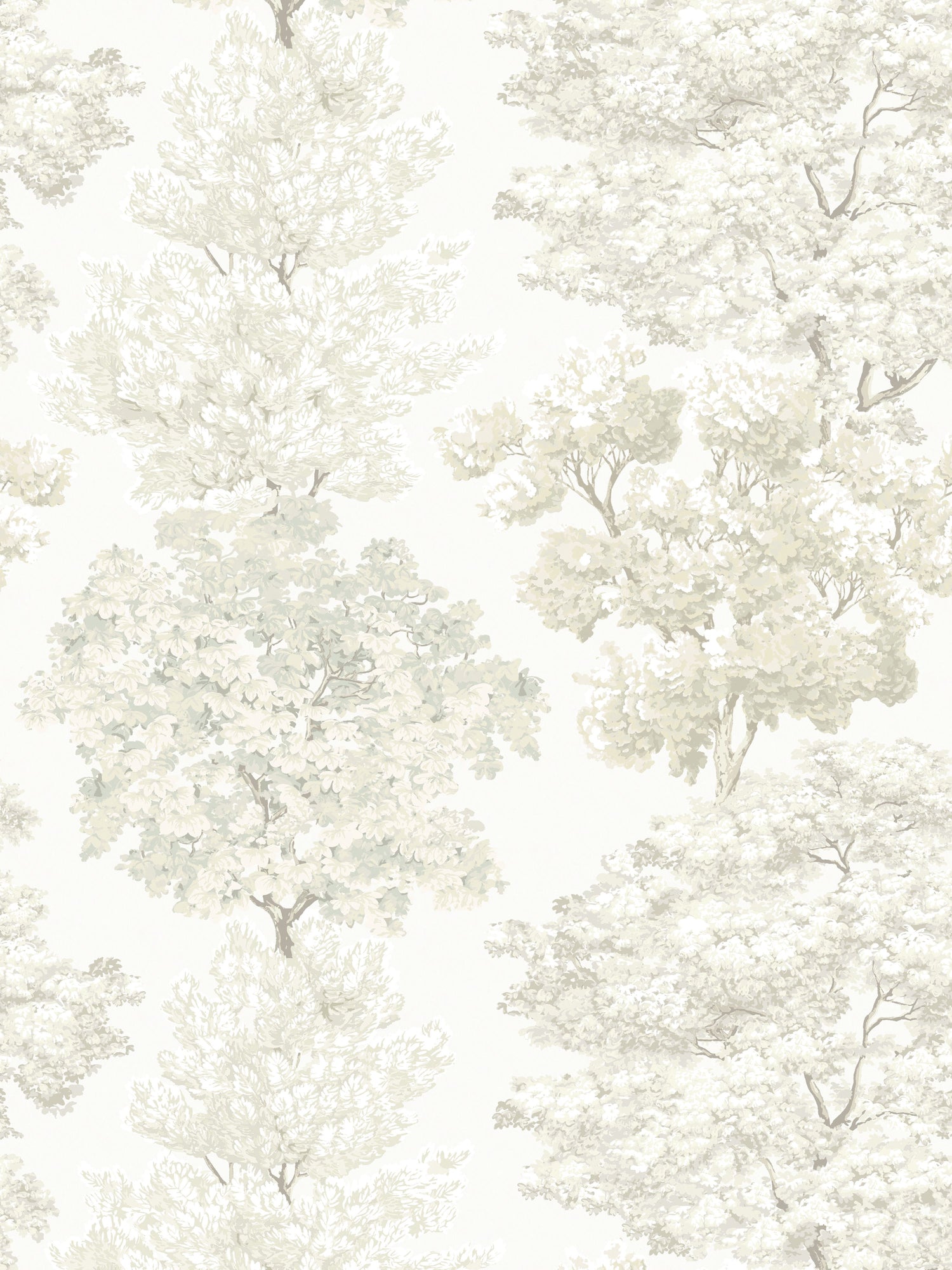 Central Park Wallpaper in Ivory color - pattern number WW WP88583D0005 - by Scalamandre in the collection