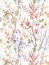 Potpourri wallpaper in cream peony color - pattern number WW WP88604D0001 - by Scalamandre in the  collection
