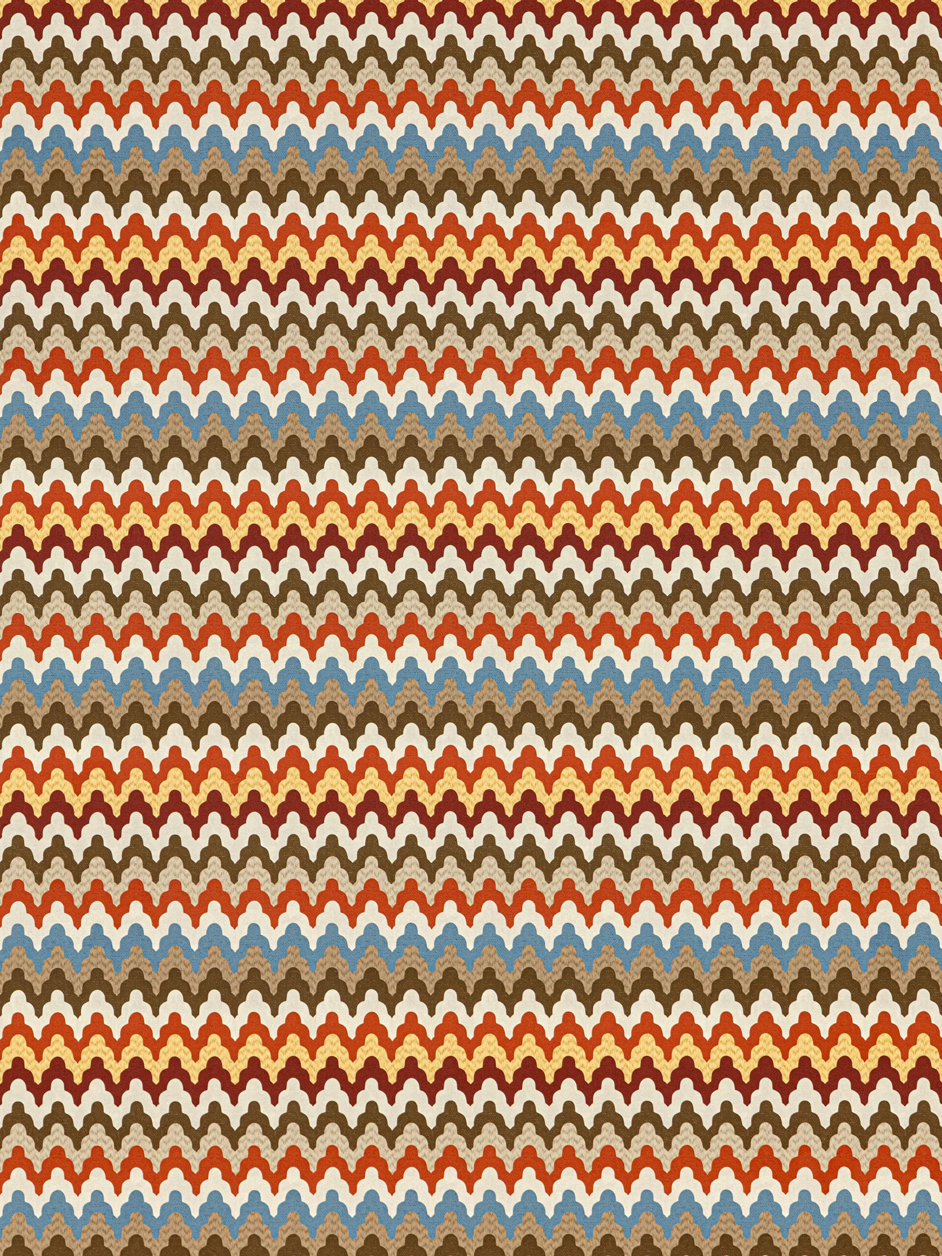 Rainbow Mountain wallpaper in autumn color - pattern number WW WP88607D0001 - by Scalamandre in the  collection