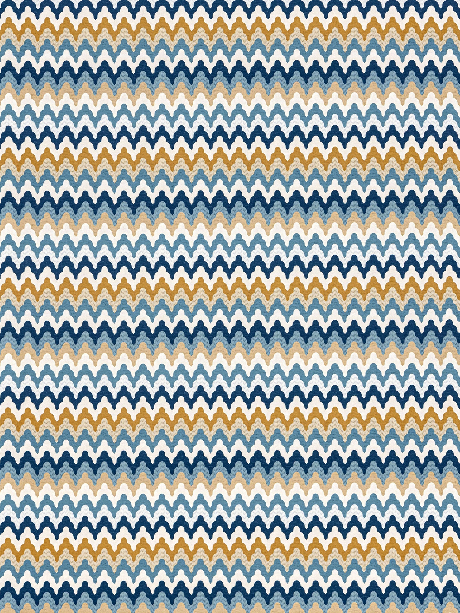 Rainbow Mountain wallpaper in denim gold color - pattern number WW WP88607D0003 - by Scalamandre in the  collection